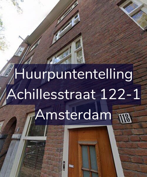 Foto gevel Huurpuntentelling voor Achillesstraat 122-1, Amsterdam