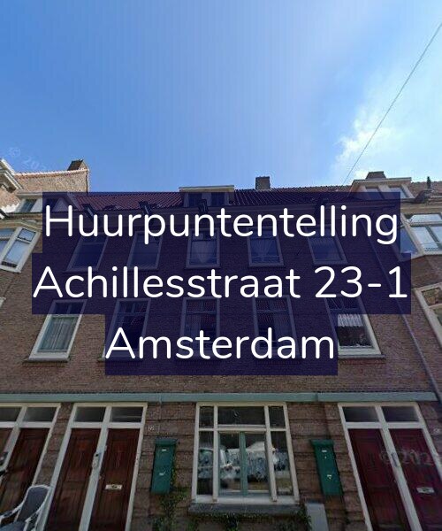 Foto gevel Huurpuntentelling voor Achillesstraat 23-1, Amsterdam