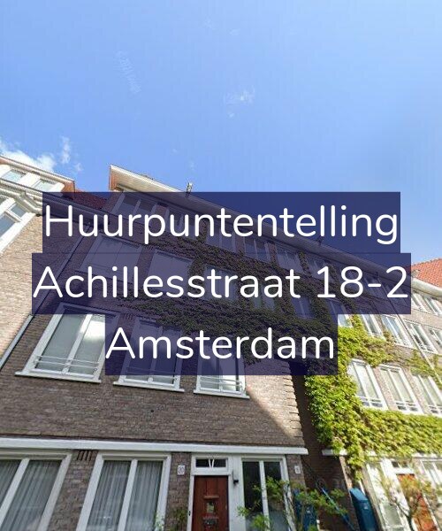 Foto gevel Huurpuntentelling voor Achillesstraat 18-2, Amsterdam