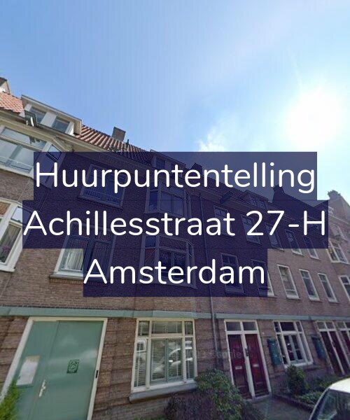 Foto gevel Huurpuntentelling voor Achillesstraat 27-H, Amsterdam