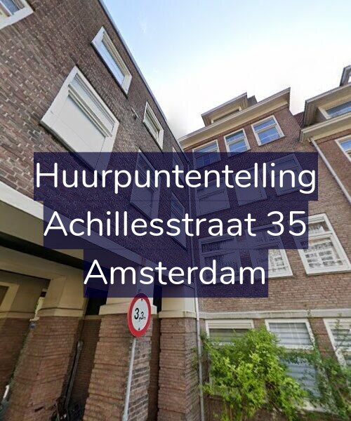 Foto gevel Huurpuntentelling voor Achillesstraat 35, Amsterdam