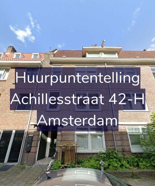 Foto gevel Huurpuntentelling voor Achillesstraat 42-H, Amsterdam