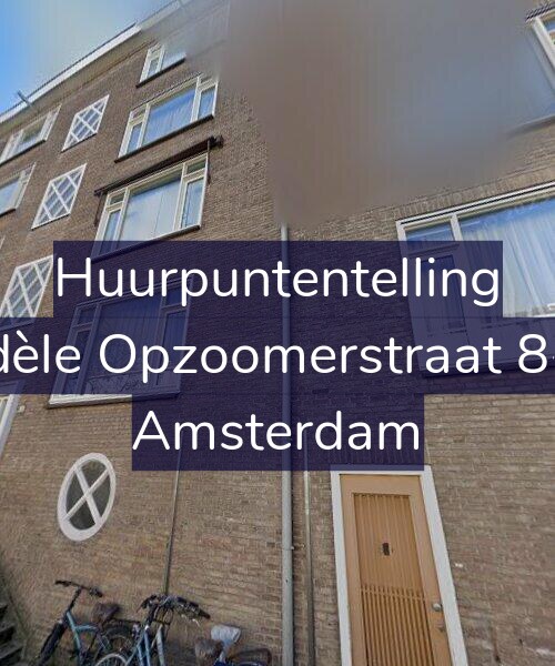 Foto gevel Huurpuntentelling voor Adèle Opzoomerstraat 8-H, Amsterdam