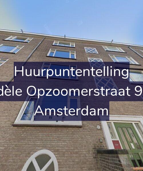 Foto gevel Huurpuntentelling voor Adèle Opzoomerstraat 9-3, Amsterdam