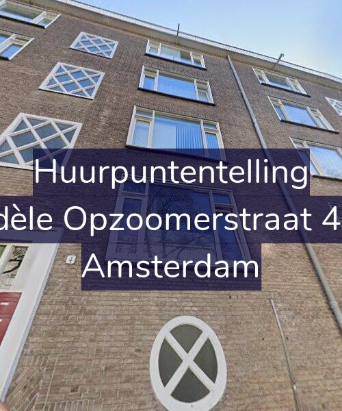 Foto gevel Huurpuntentelling voor Adèle Opzoomerstraat 4-1, Amsterdam