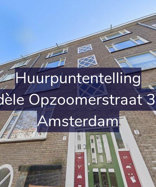 Foto gevel Huurpuntentelling voor Adèle Opzoomerstraat 3-3, Amsterdam