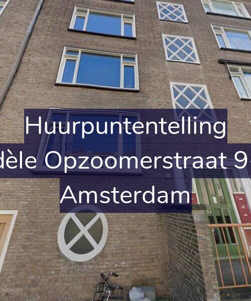 Foto gevel Huurpuntentelling voor Adèle Opzoomerstraat 9-A, Amsterdam