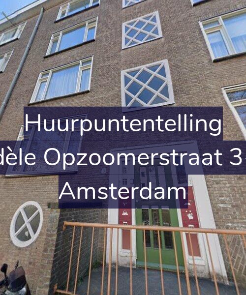 Foto gevel Huurpuntentelling voor Adèle Opzoomerstraat 3-A, Amsterdam