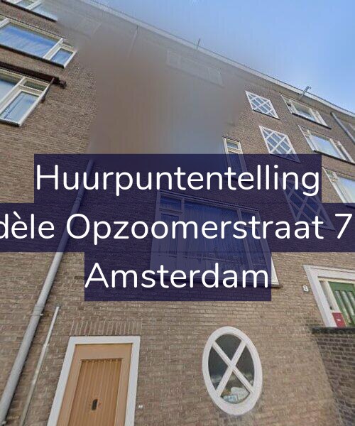 Foto gevel Huurpuntentelling voor Adèle Opzoomerstraat 7-1, Amsterdam