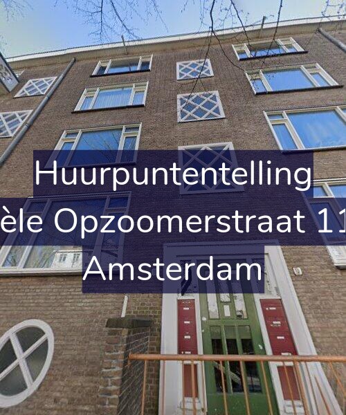 Foto gevel Huurpuntentelling voor Adèle Opzoomerstraat 11-1, Amsterdam