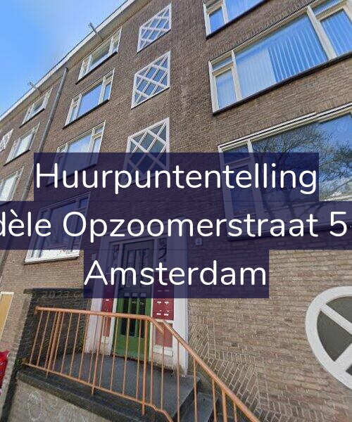 Foto gevel Huurpuntentelling voor Adèle Opzoomerstraat 5-A, Amsterdam