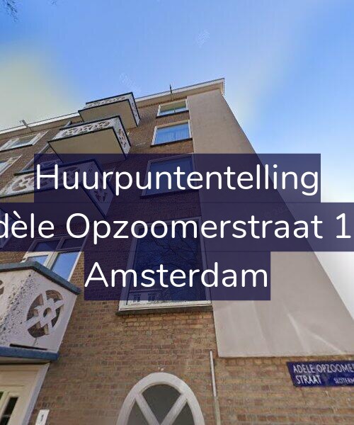 Foto gevel Huurpuntentelling voor Adèle Opzoomerstraat 1-2, Amsterdam