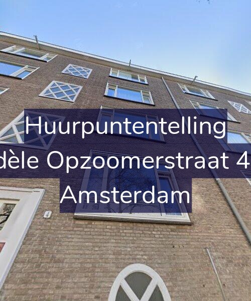 Foto gevel Huurpuntentelling voor Adèle Opzoomerstraat 4-3, Amsterdam