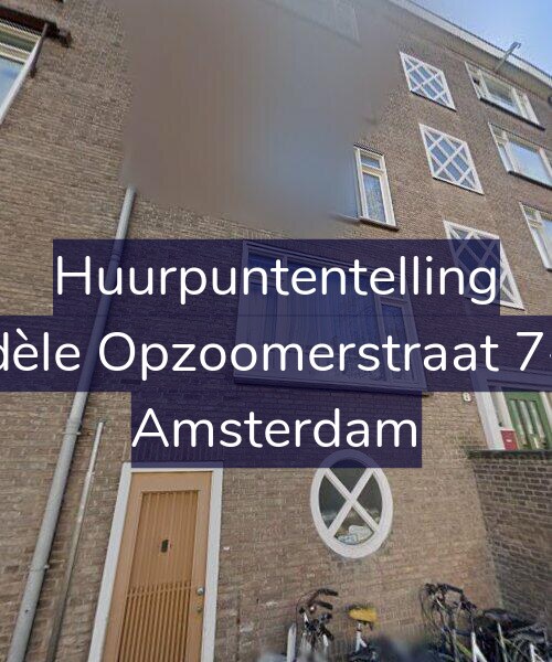Foto gevel Huurpuntentelling voor Adèle Opzoomerstraat 7-A, Amsterdam