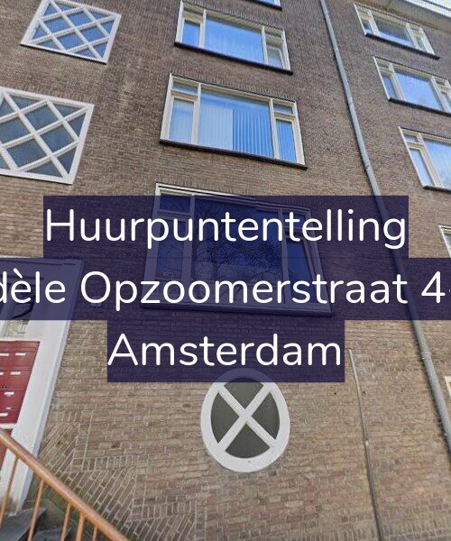 Foto gevel Huurpuntentelling voor Adèle Opzoomerstraat 4-H, Amsterdam
