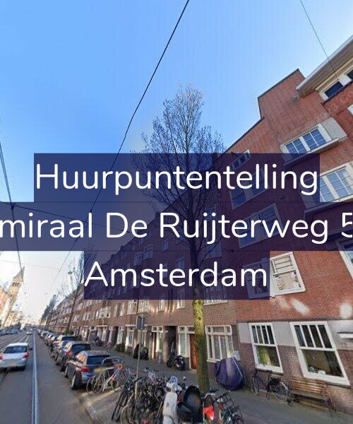Foto gevel Huurpuntentelling voor Admiraal De Ruijterweg 501, Amsterdam