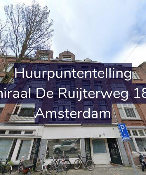 Foto gevel Huurpuntentelling voor Admiraal De Ruijterweg 189-3, Amsterdam
