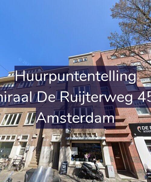 Foto gevel Huurpuntentelling voor Admiraal De Ruijterweg 450-2, Amsterdam
