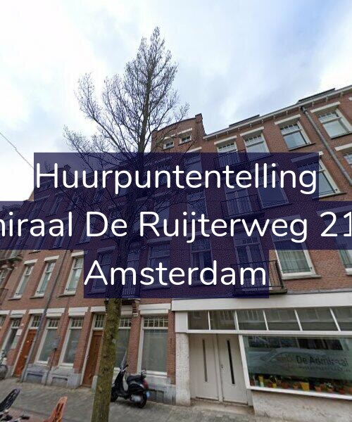 Foto gevel Huurpuntentelling voor Admiraal De Ruijterweg 215-B, Amsterdam