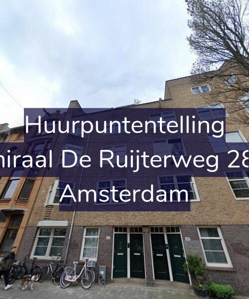 Foto gevel Huurpuntentelling voor Admiraal De Ruijterweg 283-2, Amsterdam