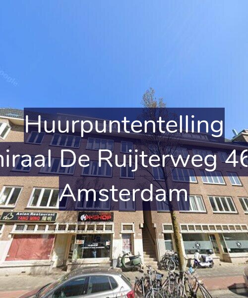 Foto gevel Huurpuntentelling voor Admiraal De Ruijterweg 460-B, Amsterdam