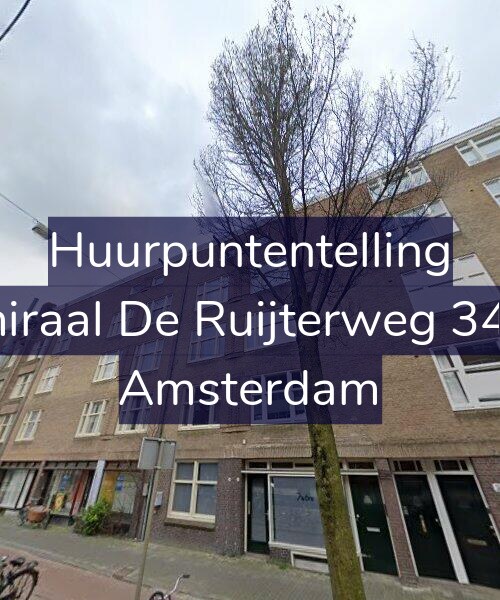 Foto gevel Huurpuntentelling voor Admiraal De Ruijterweg 345-H, Amsterdam