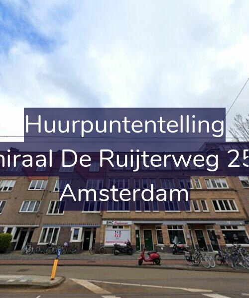 Foto gevel Huurpuntentelling voor Admiraal De Ruijterweg 250-1, Amsterdam