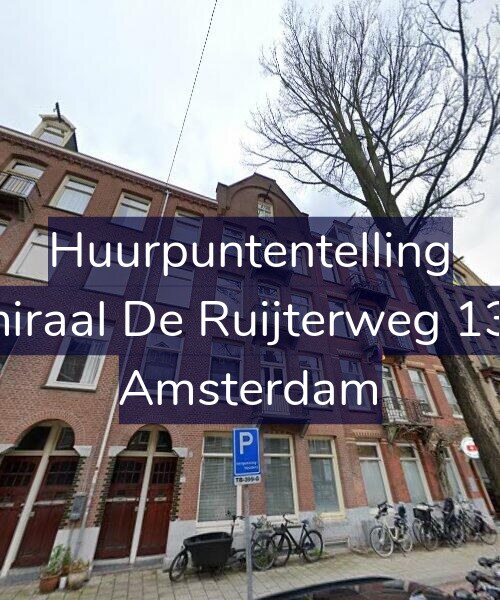 Foto gevel Huurpuntentelling voor Admiraal De Ruijterweg 136-4, Amsterdam