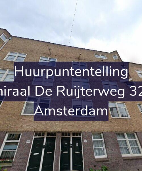 Foto gevel Huurpuntentelling voor Admiraal De Ruijterweg 321-4, Amsterdam
