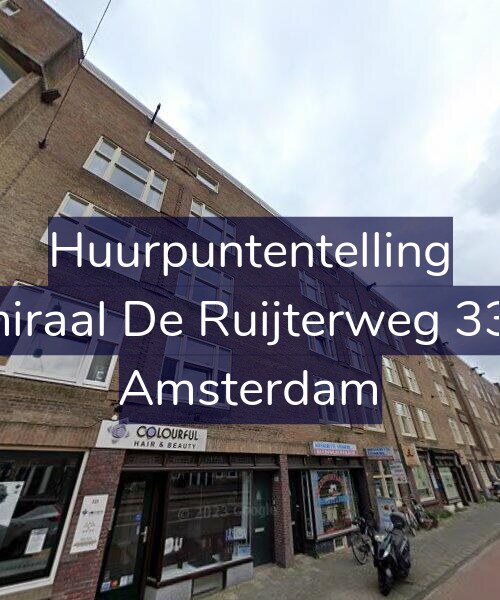 Foto gevel Huurpuntentelling voor Admiraal De Ruijterweg 333-1, Amsterdam