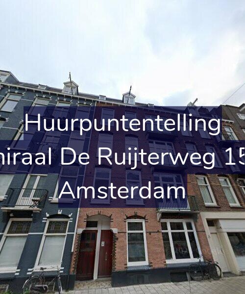Foto gevel Huurpuntentelling voor Admiraal De Ruijterweg 156-1, Amsterdam
