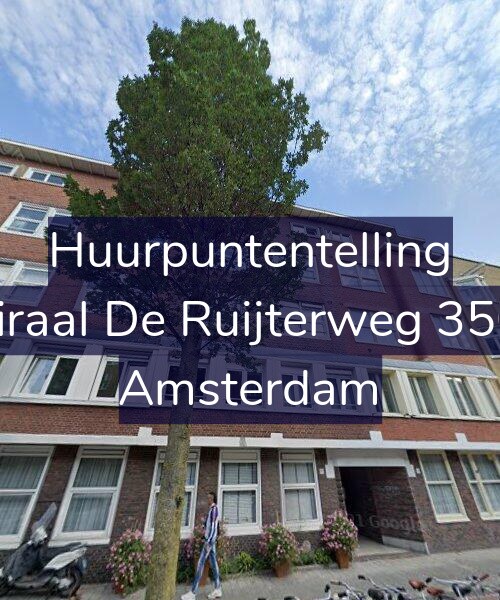 Foto gevel Huurpuntentelling voor Admiraal De Ruijterweg 350-A2, Amsterdam