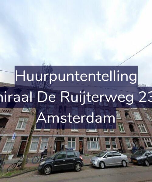 Foto gevel Huurpuntentelling voor Admiraal De Ruijterweg 234-3, Amsterdam