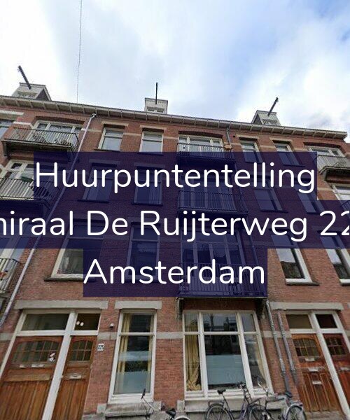 Foto gevel Huurpuntentelling voor Admiraal De Ruijterweg 225-3, Amsterdam