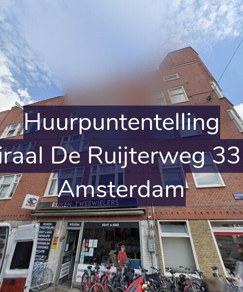 Foto gevel Huurpuntentelling voor Admiraal De Ruijterweg 332-A3, Amsterdam