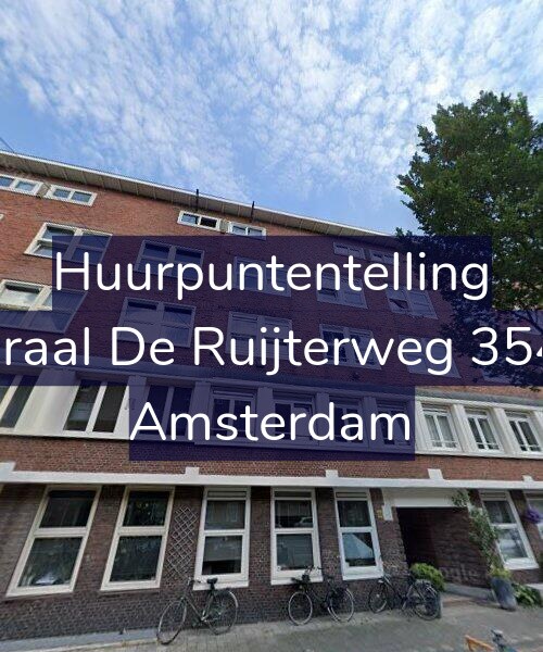 Foto gevel Huurpuntentelling voor Admiraal De Ruijterweg 354-AH, Amsterdam