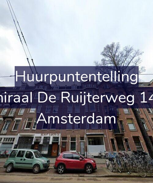 Foto gevel Huurpuntentelling voor Admiraal De Ruijterweg 141-3, Amsterdam
