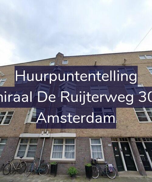 Foto gevel Huurpuntentelling voor Admiraal De Ruijterweg 307-3, Amsterdam