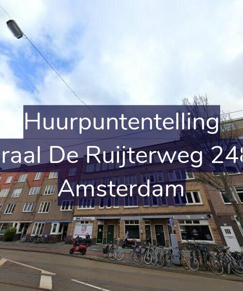 Foto gevel Huurpuntentelling voor Admiraal De Ruijterweg 248-AH, Amsterdam