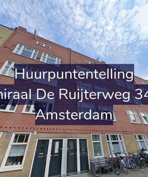 Foto gevel Huurpuntentelling voor Admiraal De Ruijterweg 340-3, Amsterdam