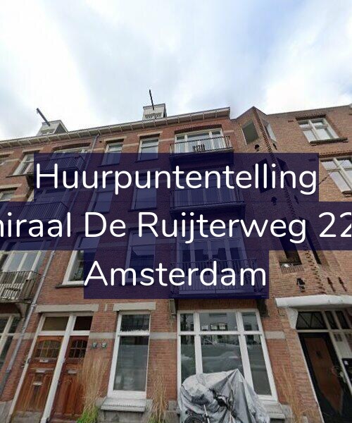 Foto gevel Huurpuntentelling voor Admiraal De Ruijterweg 227-H, Amsterdam
