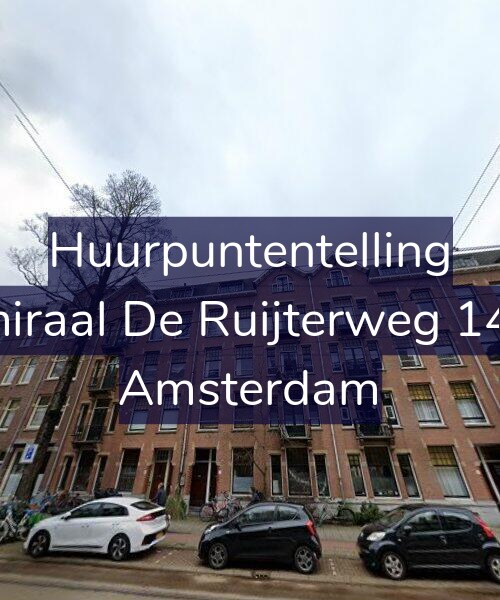 Foto gevel Huurpuntentelling voor Admiraal De Ruijterweg 145-3, Amsterdam