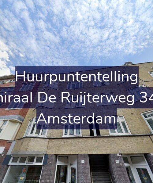 Foto gevel Huurpuntentelling voor Admiraal De Ruijterweg 348-2, Amsterdam