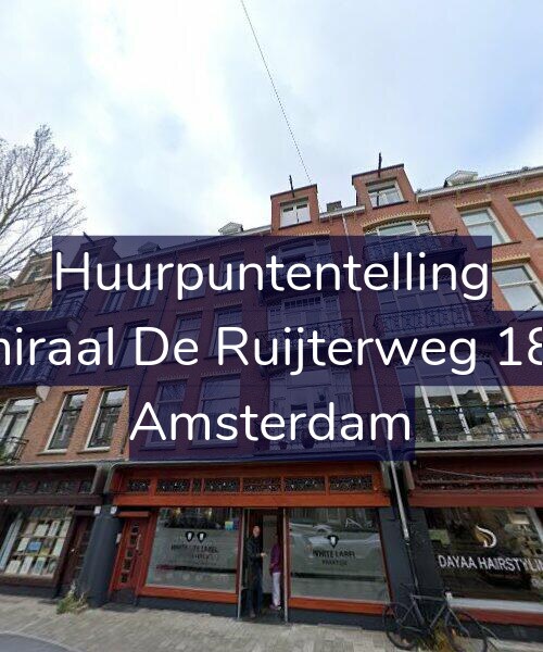 Foto gevel Huurpuntentelling voor Admiraal De Ruijterweg 183-2, Amsterdam