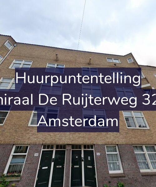 Foto gevel Huurpuntentelling voor Admiraal De Ruijterweg 321-3, Amsterdam