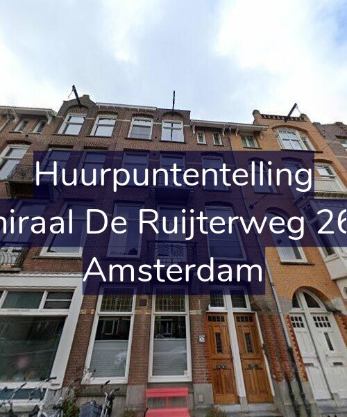 Foto gevel Huurpuntentelling voor Admiraal De Ruijterweg 263-2, Amsterdam