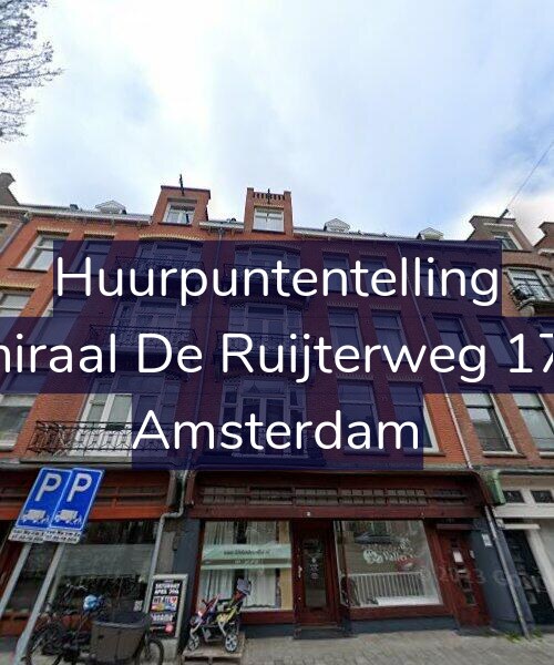 Foto gevel Huurpuntentelling voor Admiraal De Ruijterweg 177-1, Amsterdam