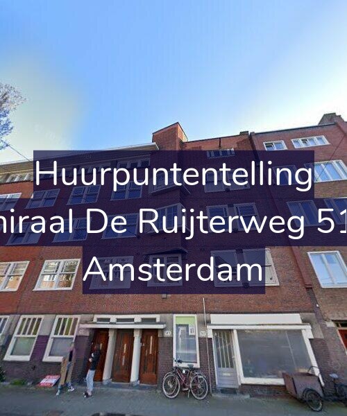 Foto gevel Huurpuntentelling voor Admiraal De Ruijterweg 515-3, Amsterdam