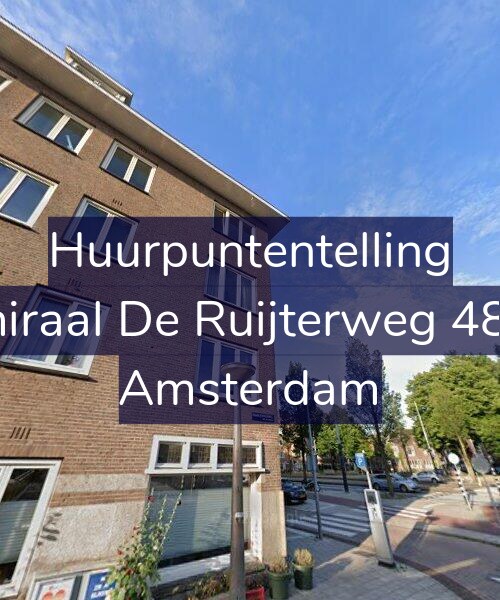 Foto gevel Huurpuntentelling voor Admiraal De Ruijterweg 484-H, Amsterdam