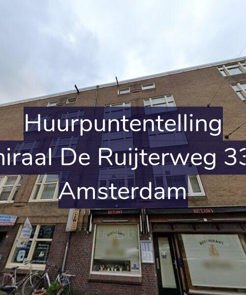 Foto gevel Huurpuntentelling voor Admiraal De Ruijterweg 337-3, Amsterdam